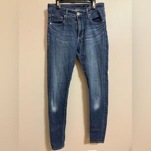 AG Adriano Goldschmied THE FARRAH Dark Blue‎ Skinny Jeans SZ 27R